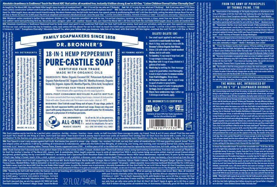 Dr Bronners Peppermint